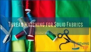 thread matching for solid fabrics