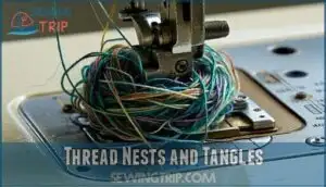 thread nests and tangles