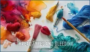 thread types and bleeding