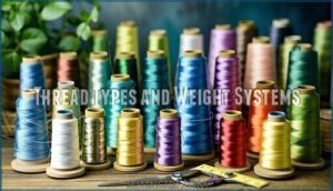 thread types and weight systems