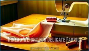 thread weight for delicate fabrics