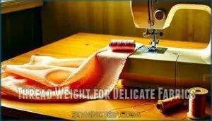 thread weight for delicate fabrics