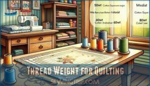 thread weight for quilting