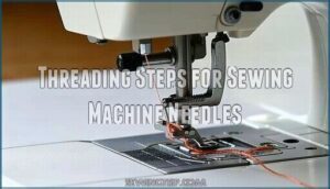 threading steps for sewing machine needles