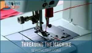threading the machine