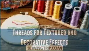 threads for textured and decorative effects