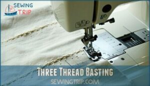 three thread basting
