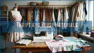 thrift and reuse materials