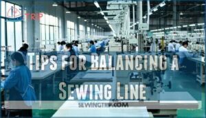 tips for balancing a sewing line