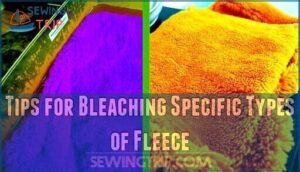 tips for bleaching specific types of fleece