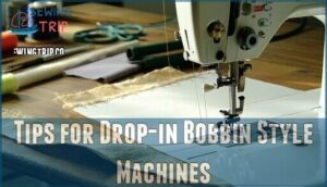 tips for drop-in bobbin style machines