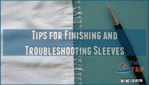 tips for finishing and troubleshooting sleeves