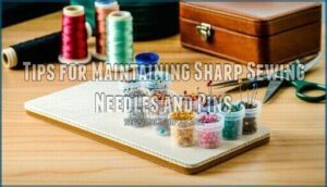 tips for maintaining sharp sewing needles and pins