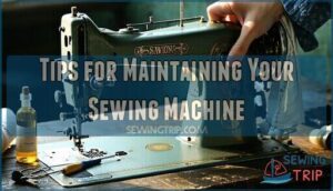 tips for maintaining your sewing machine