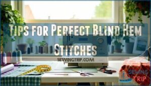 tips for perfect blind hem stitches