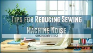 tips for reducing sewing machine noise