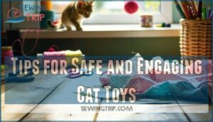 tips for safe and engaging cat toys