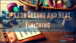 tips for secure and neat finishing
