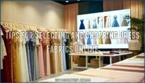 tips for selecting and shopping dress fabrics online