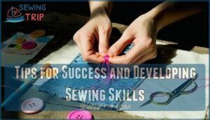 tips for success and developing sewing skills