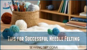 tips for successful needle felting