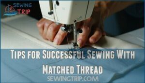 tips for successful sewing with matched thread tips for successful sewing with matched thread