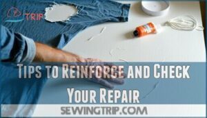tips to reinforce and check your repair