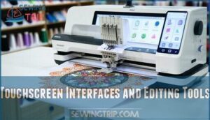 touchscreen interfaces and editing tools