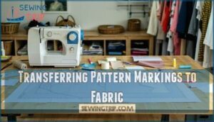 transferring pattern markings to fabric transferring pattern markings to fabric