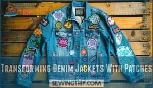 transforming denim jackets with patches