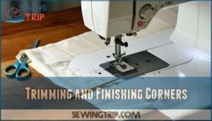 trimming and finishing corners