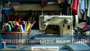 troubleshoot common sewing machine problems