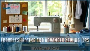 troubleshooting and advanced sewing tips