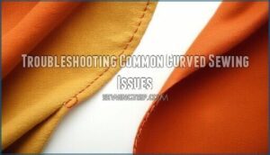 troubleshooting common curved sewing issues
