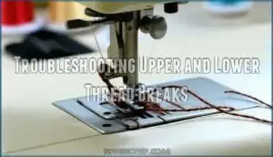 troubleshooting upper and lower thread breaks