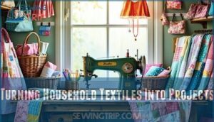 turning household textiles into projects