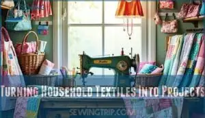 turning household textiles into projects