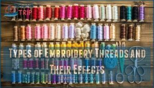 types of embroidery threads and their effects