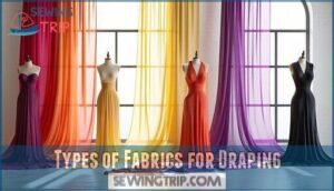 types of fabrics for draping