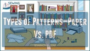 types of patterns—paper vs. pdf