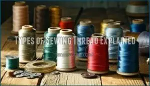 types of sewing thread explained