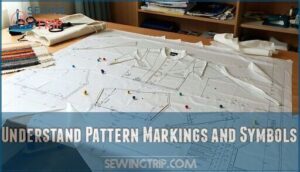 understand pattern markings and symbols