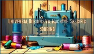 universal bobbins vs. machine-specific bobbins