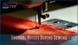 unusual noises during sewing