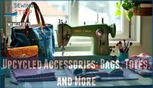 upcycled accessories: bags, totes, and more