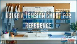 using a tension chart for reference