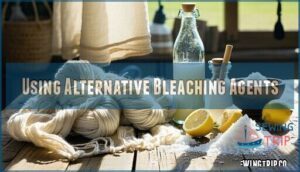 using alternative bleaching agents