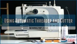 using automatic threader and cutter