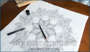 using carbon transfer paper