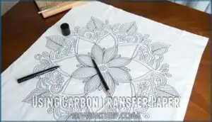 using carbon transfer paper
